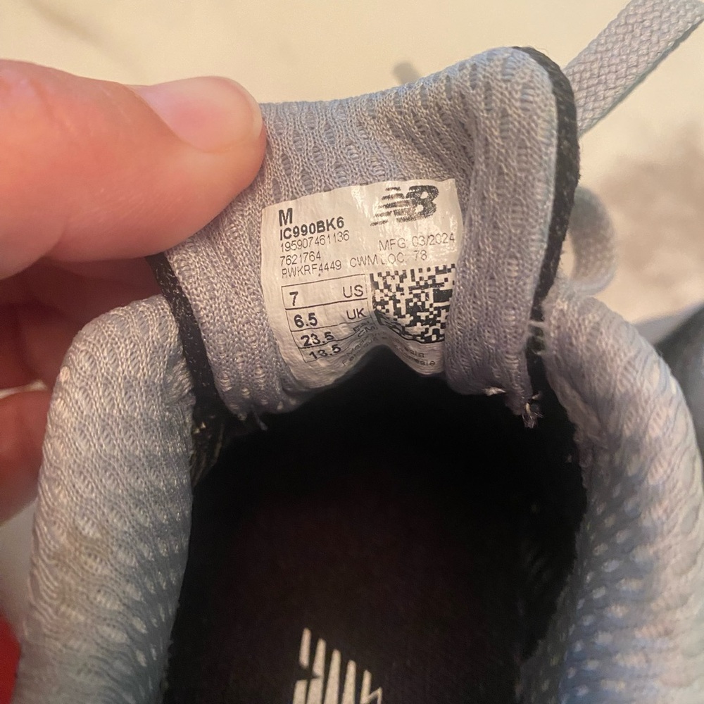 New balance toddler 990 size 7 - Picture 6 of 7